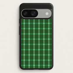 Dark Green Tartan Christmas Pattern Google Pixel 9 / 9 Pro Case