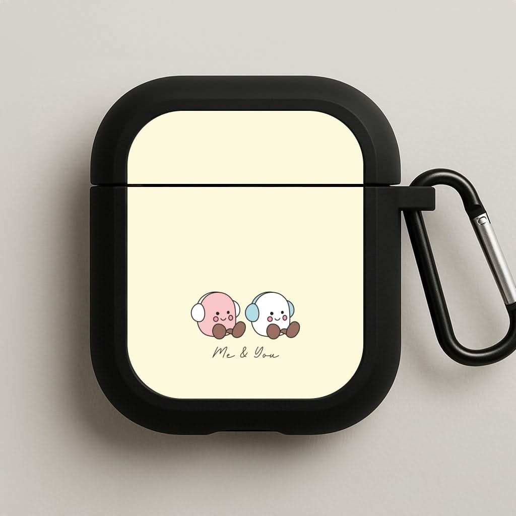Cute Christmas Marshmellow Plushies AirPods Case