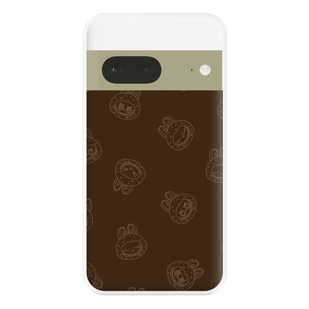Monsters Outline Pattern I Google Pixel 7 Case