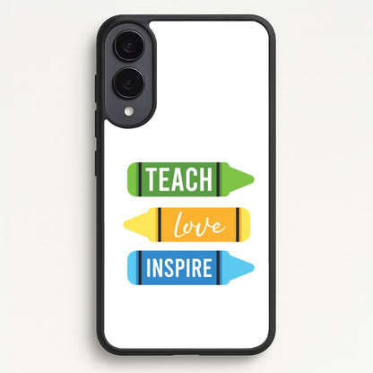Teach, Love, Inspire Galaxy S25 Edge Case