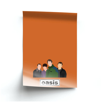 Rock Band Members Poster