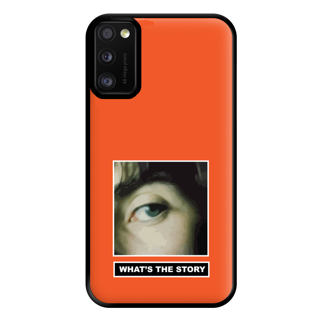 What's The Story Orange Galaxy A41 Case