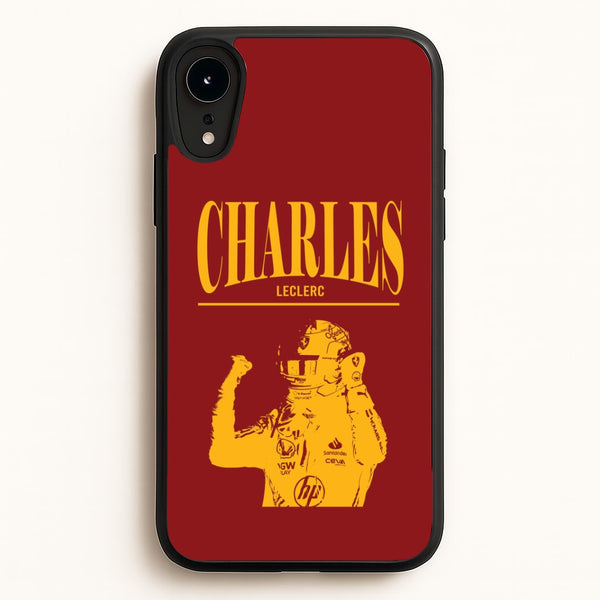 Charles Red And Gold iPhone XR Case