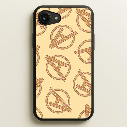 Superhero Team Gingerbread Pattern iPhone 16e Case