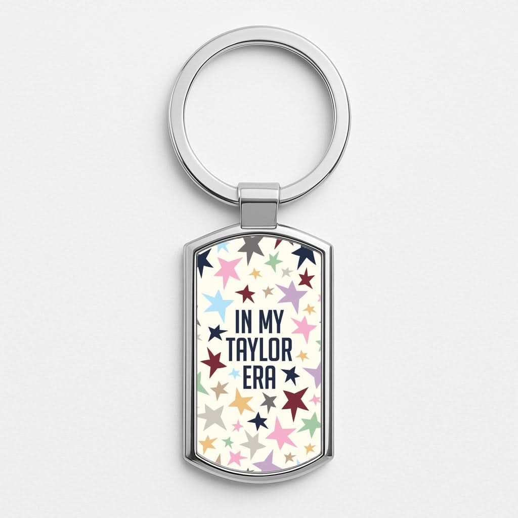 In My Taylor Era Silver Metal Keyring
