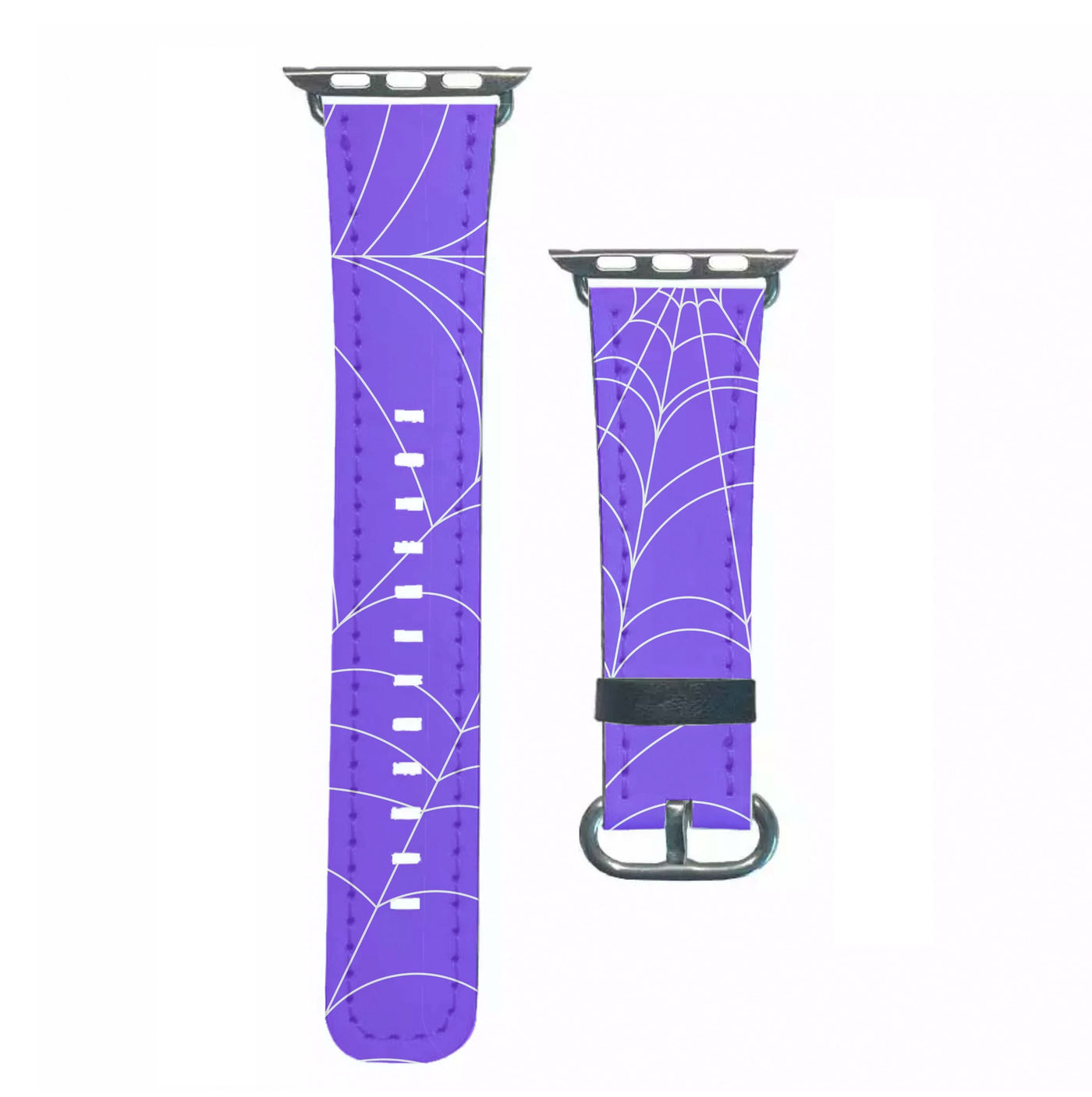 Purple Cobweb Pattern Apple Watch Strap