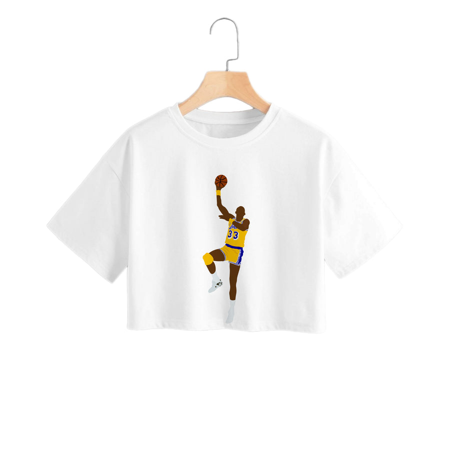 Kareem Abdul-Jabbar - Basketball Crop Top