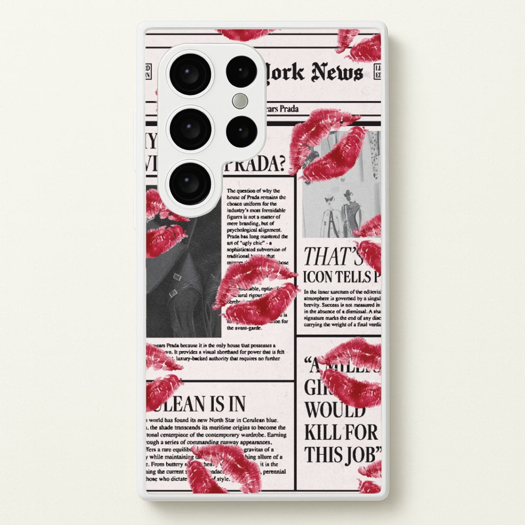 Headline Kisses Galaxy S24 Ultra Case