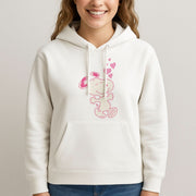 Cartoon Beagle Valentine Hearts Pattern Hoodie 3