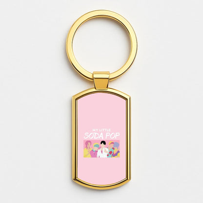 My Little Soda Gold Keyring