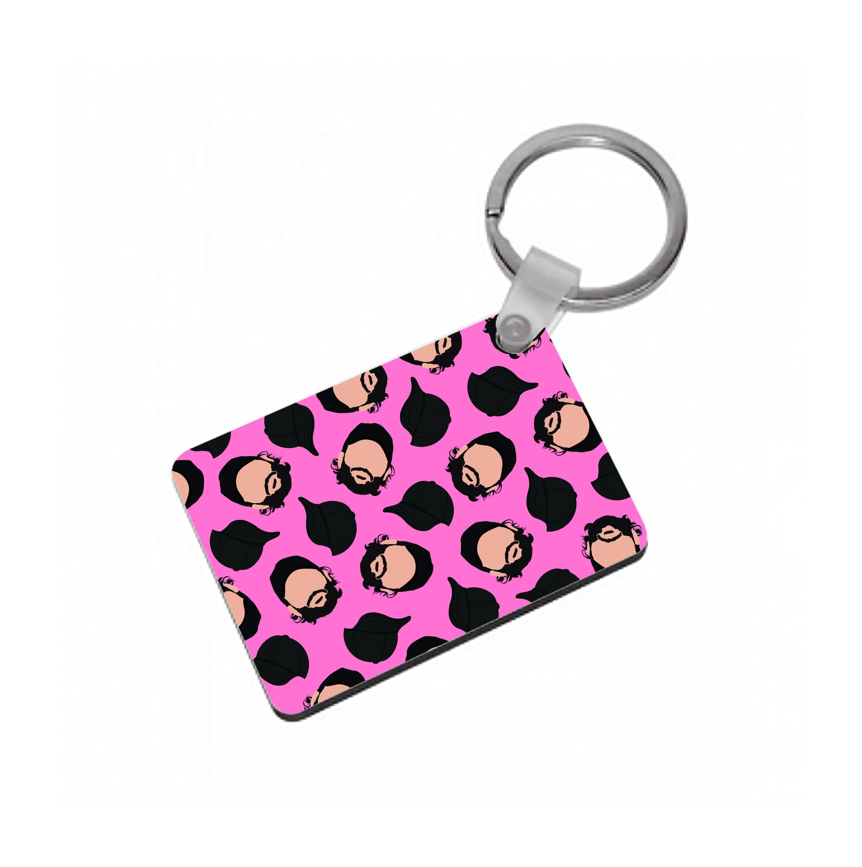Joe And Hats Pattern Keyring