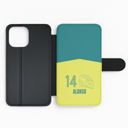 Alonso Helmet 2026 Flip Phone Case