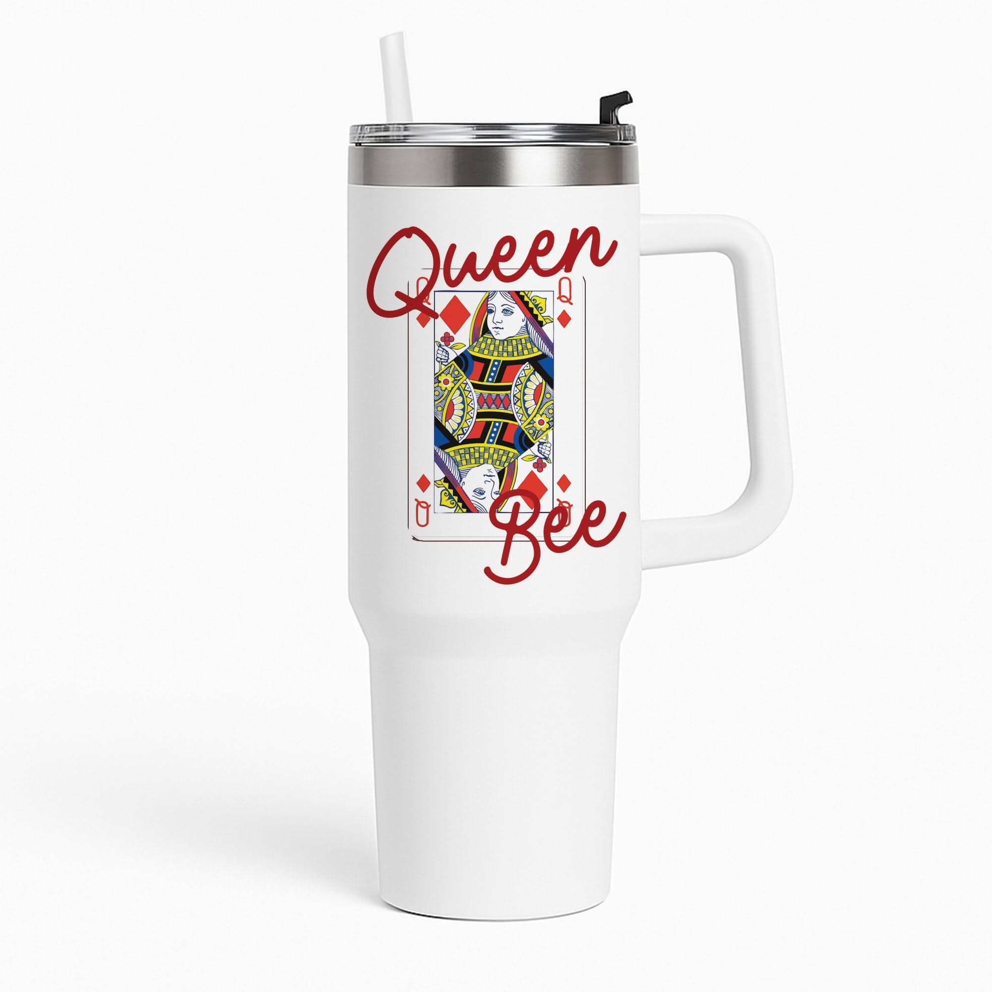 Queen Bee Playing Card Tumbler