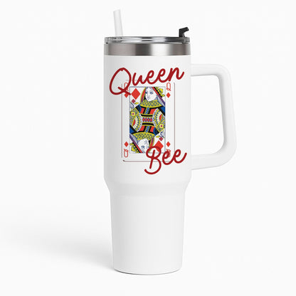 Queen Bee Playing Card Tumbler