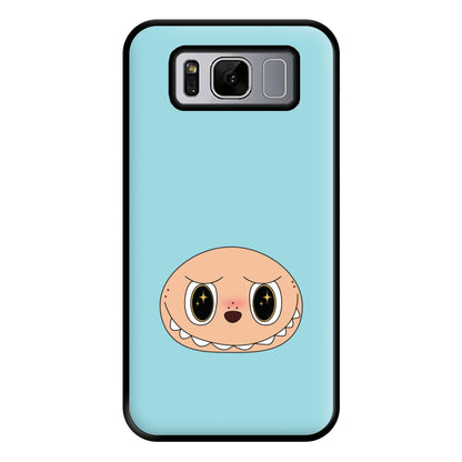 Cute Blue Monster Face Galaxy S8 Case