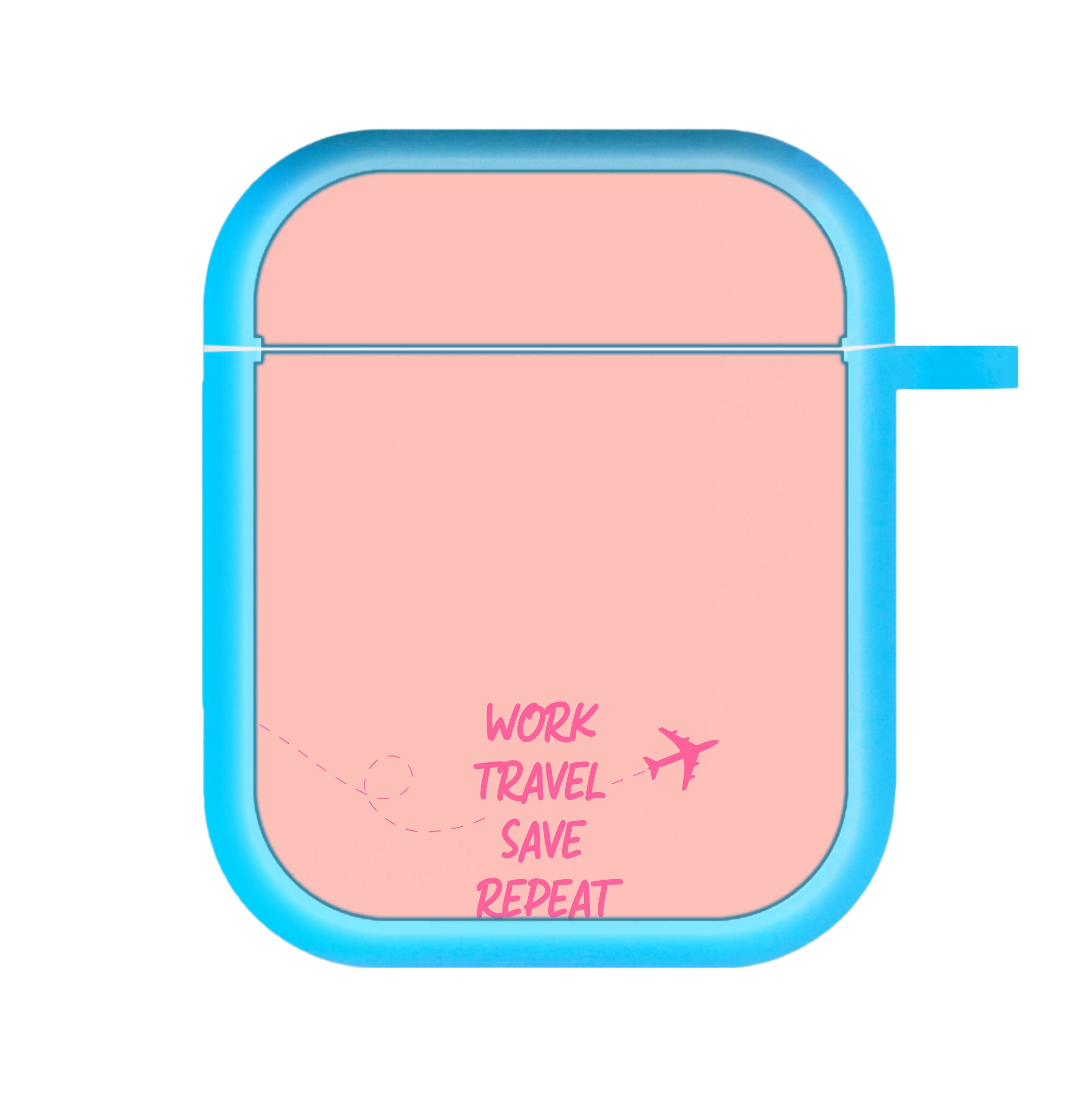 Work Travel Save Repeat - Travel AirPods Case