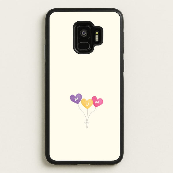 Mum Watercolour Balloons Galaxy S9 Case