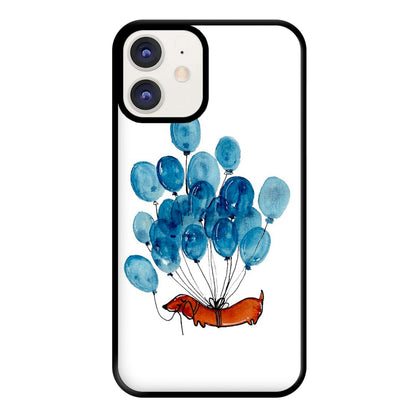 Dachshund And Balloons Phone Case