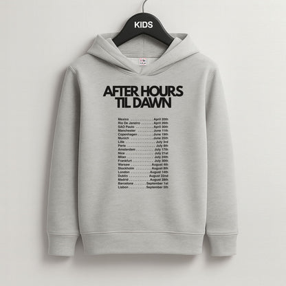 2026 Tour AHTD Grey Kids Hoodie