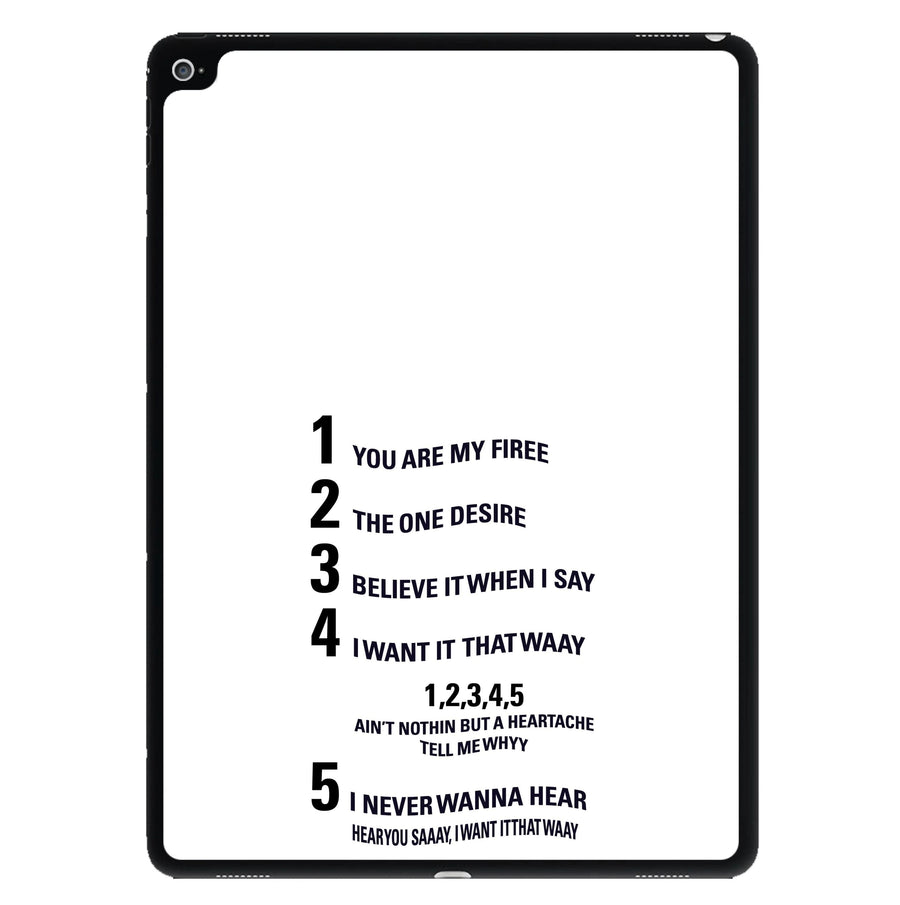 I Want It That Way - Brooklyn Nine-Nine iPad Case