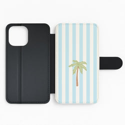 Seafront Palm Flip Phone Case