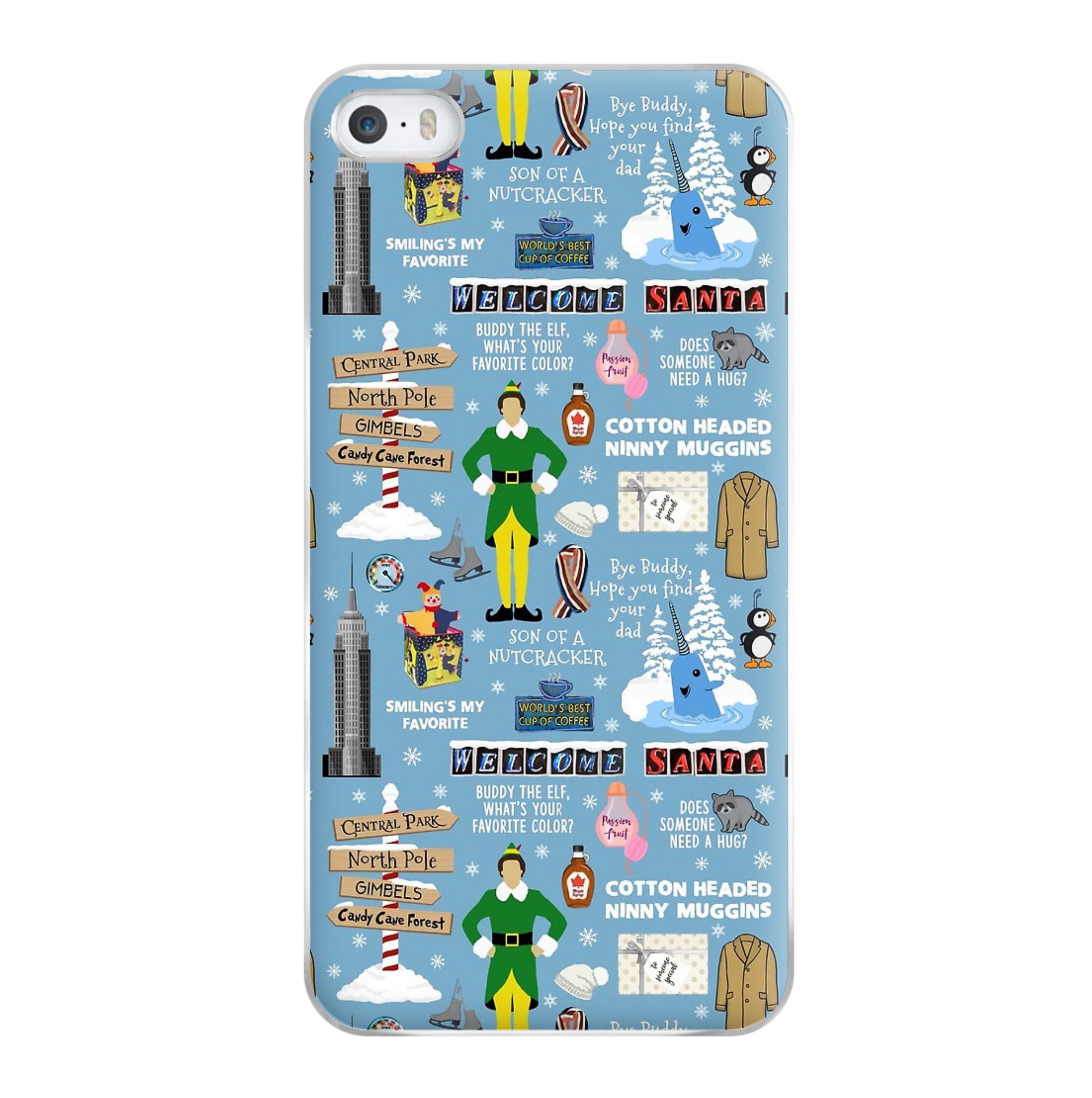 Blue Buddy The Elf Pattern Phone Case