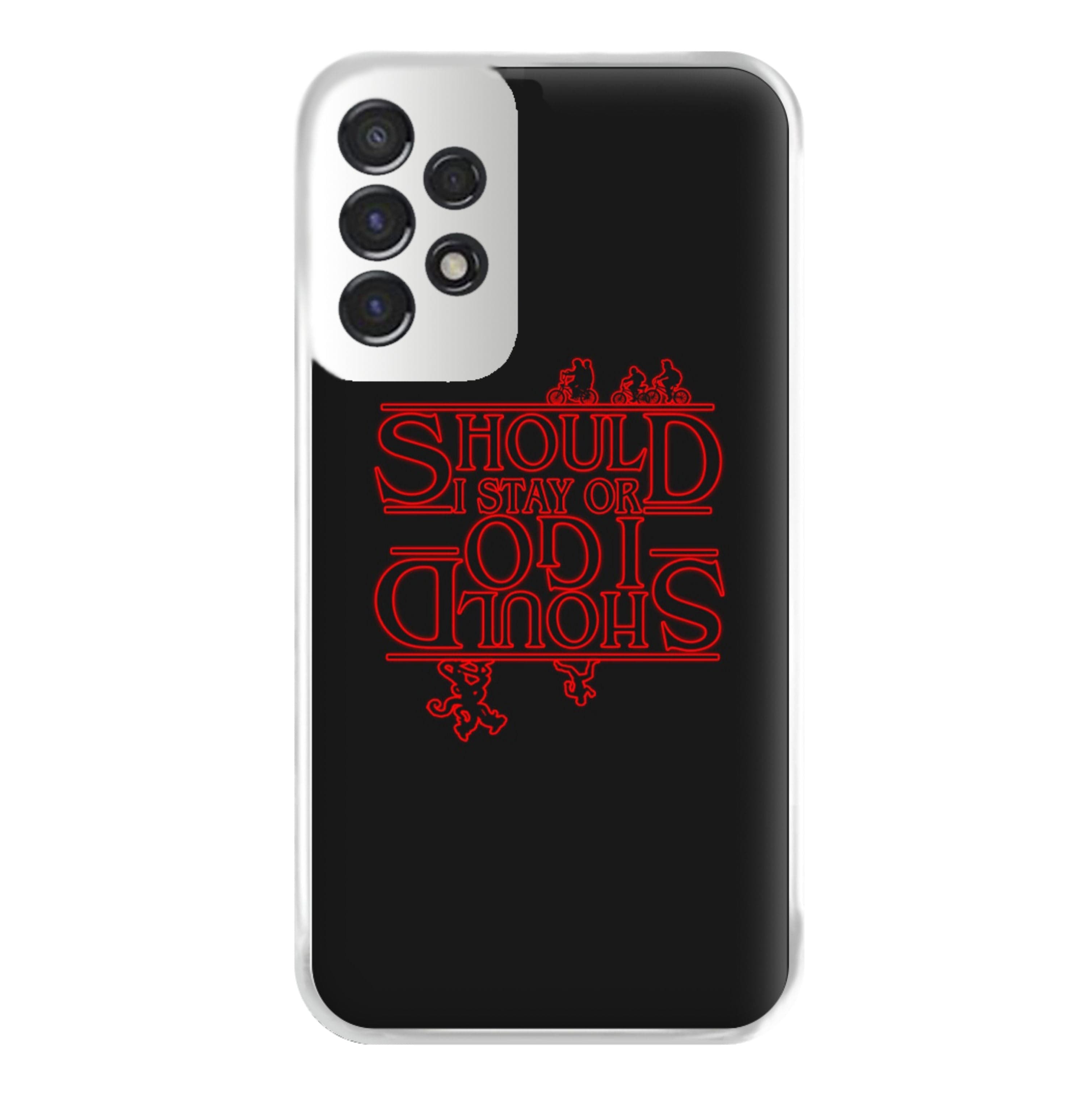 Should I Stay Or Should I Go Upside Down Phone Case