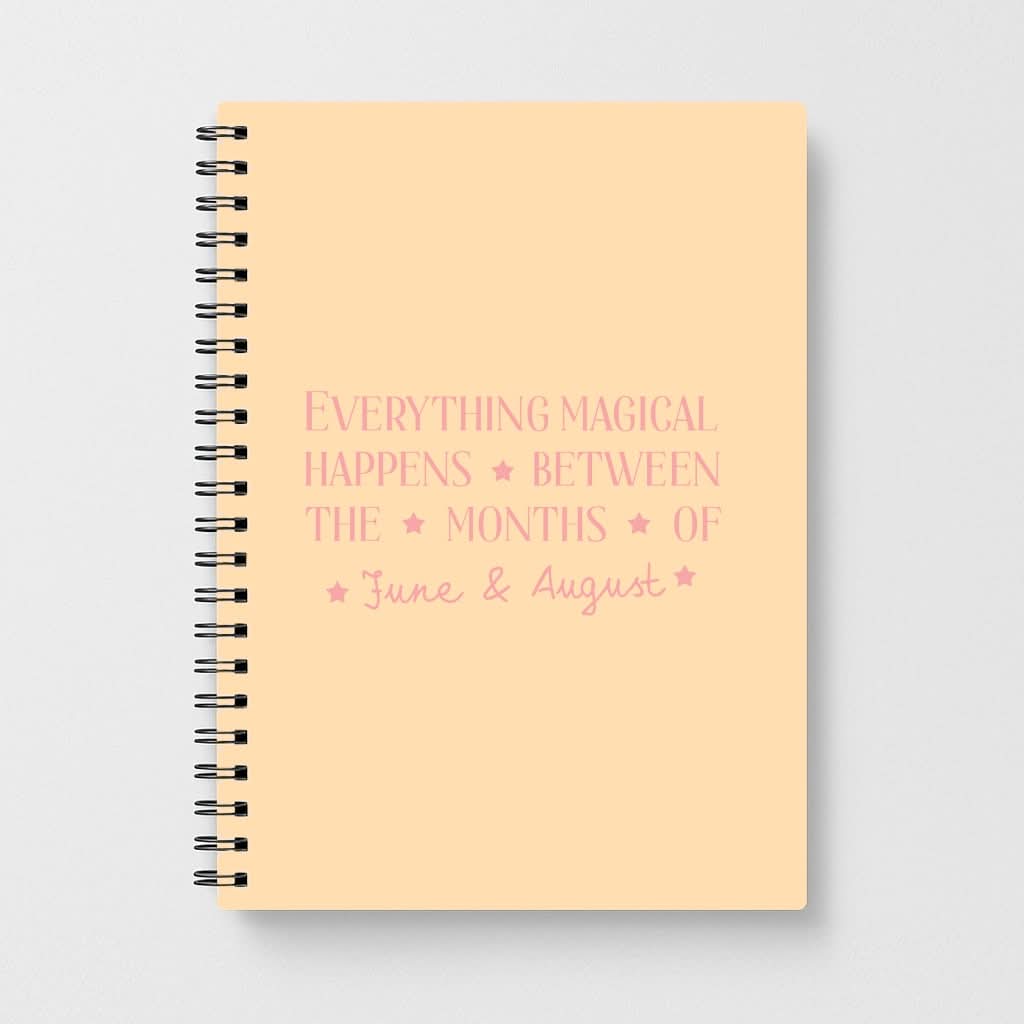 Everything Magical Happens Notebook