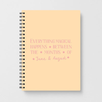 Everything Magical Happens Notebook