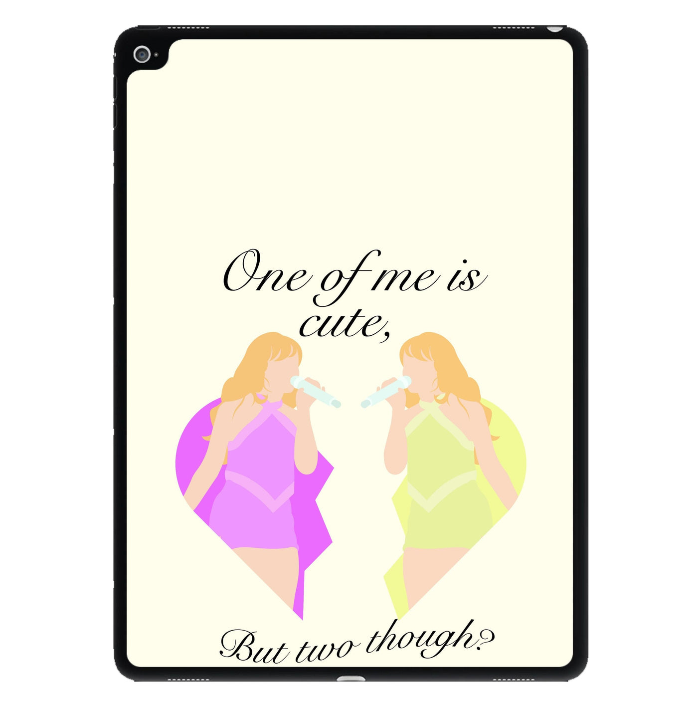 One Of Me Is Cute iPad Case