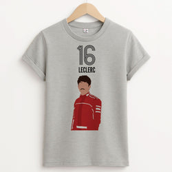 Leclerc 2026  Unisex Grey T-Shirt