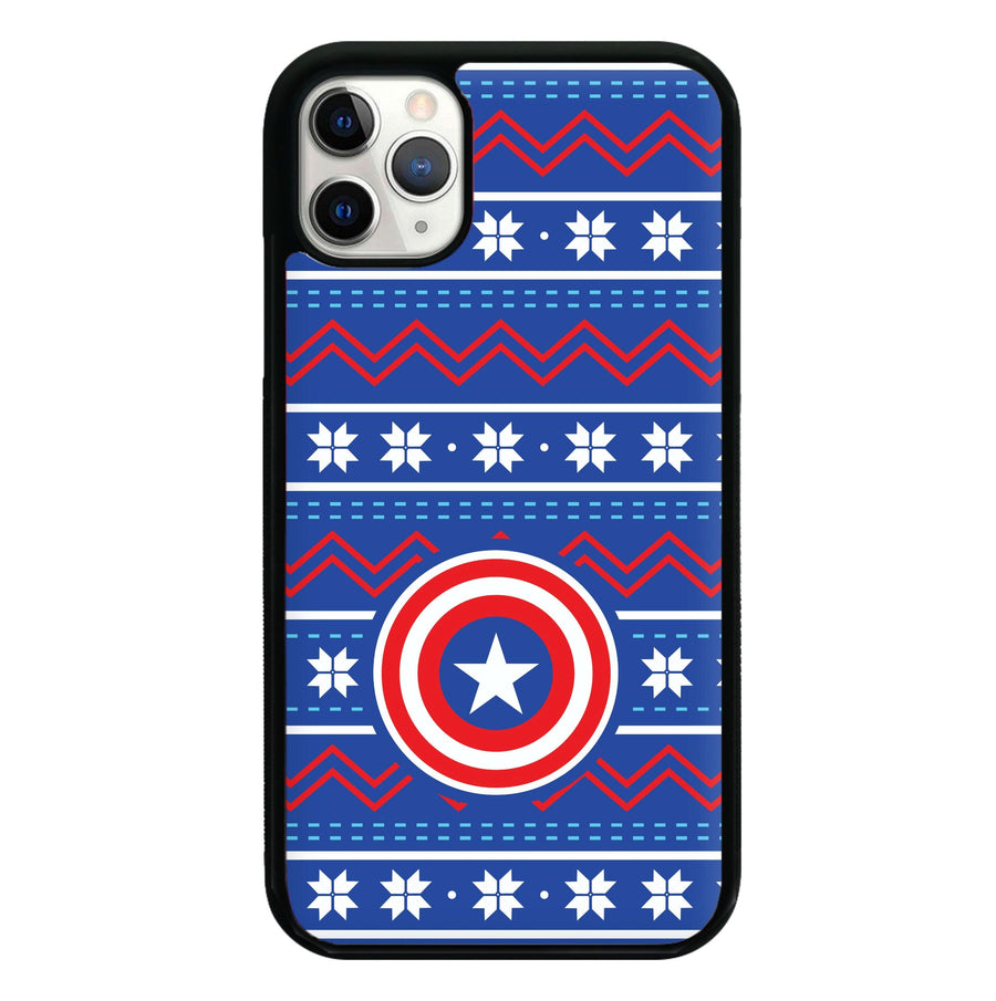 Captain Christmas Pattern Phone Case