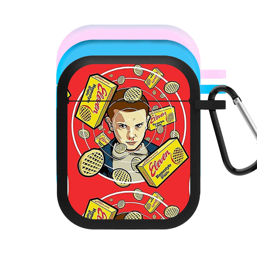 Eleven and Waffles - Stranger Things AirPods Case