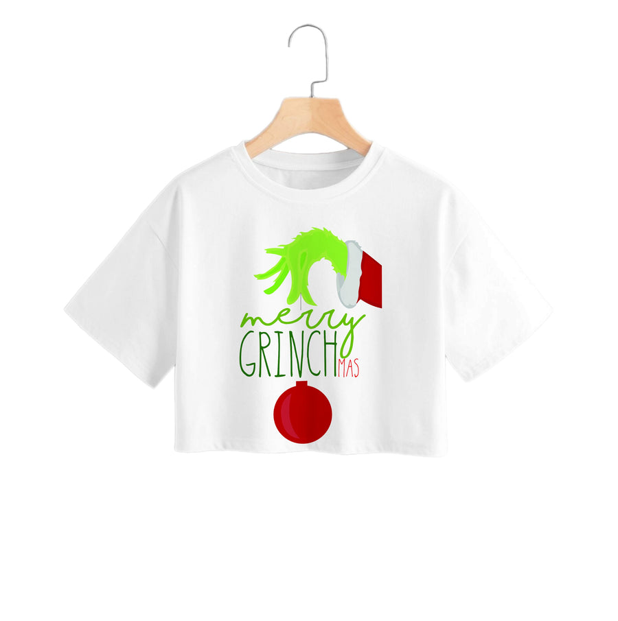 Merry GrinchMas - Grinch Crop Top