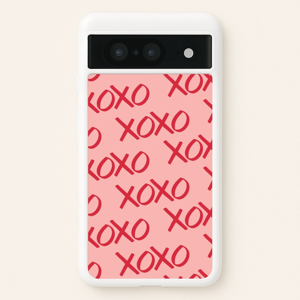 XOXO Pattern Google Pixel 8 Case