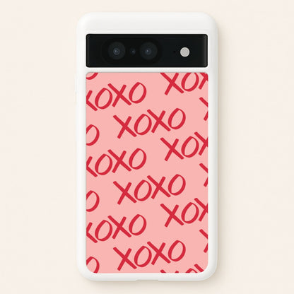 XOXO Pattern Google Pixel 8 Case