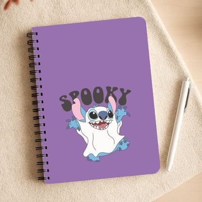 Spooky Cute Blue Alien Notepad