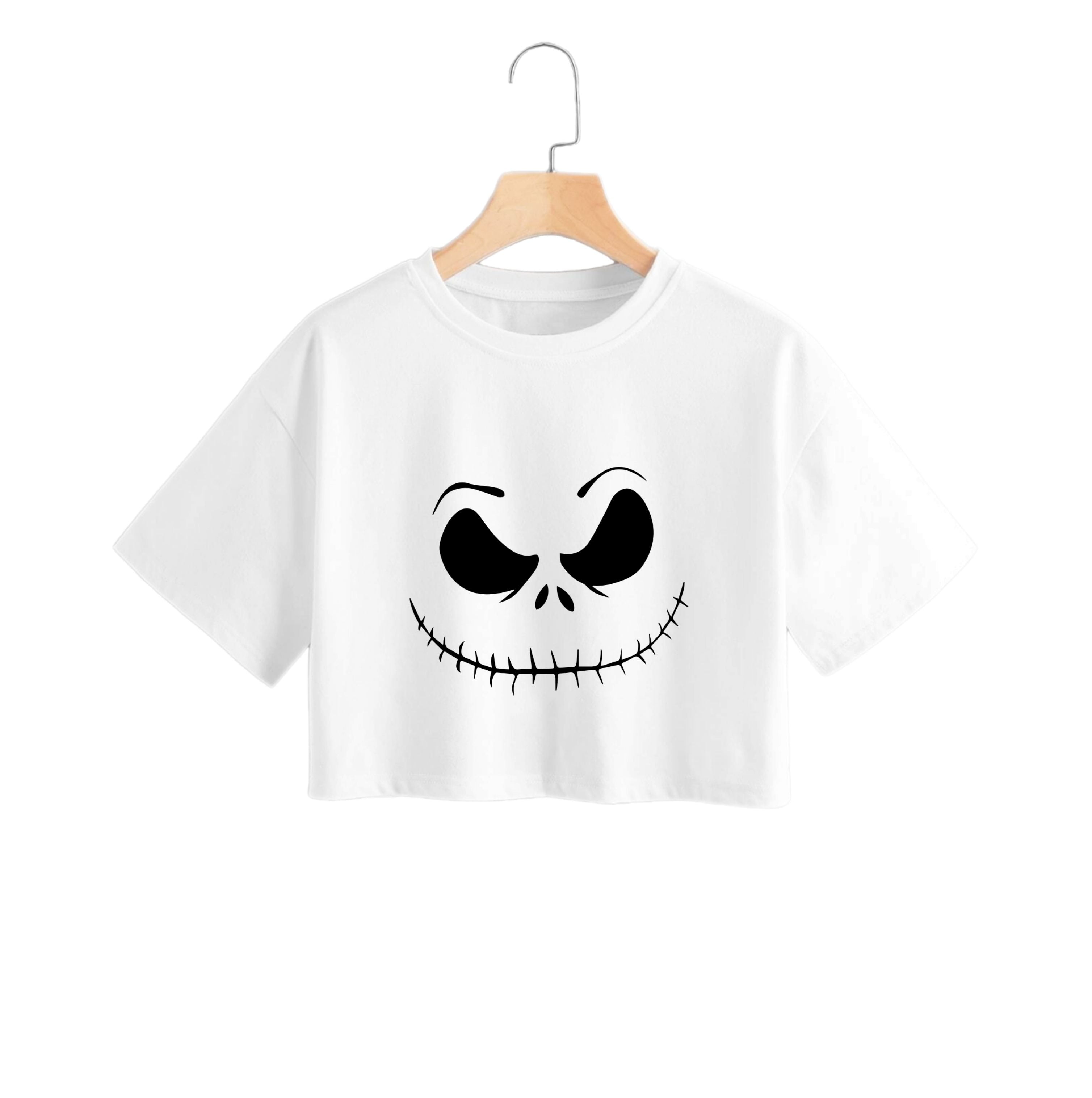 Pink Jack Skeleton Crop Top