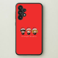 Wizards With Christmas Hats Galaxy A13 Case