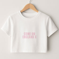 Come On England Crop Top