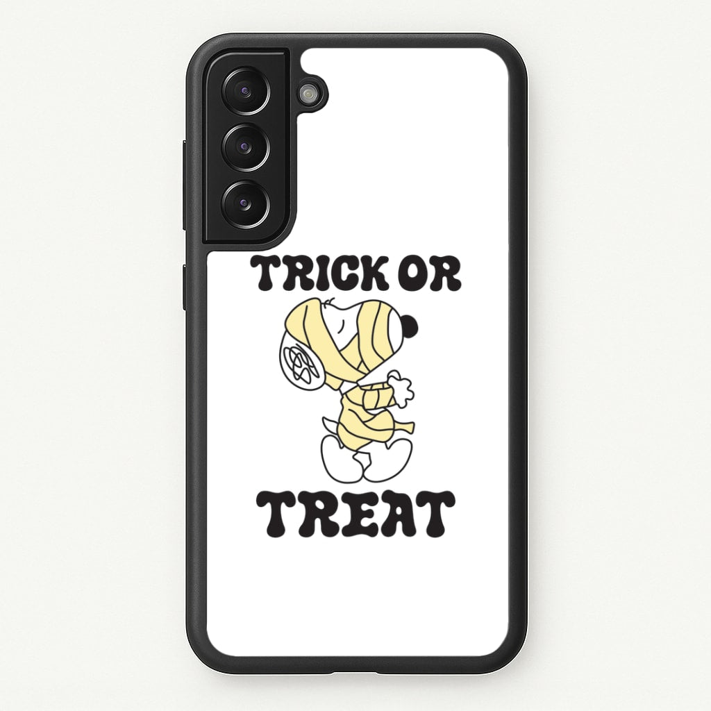Trick Or Treat Cartoon Beagle Galaxy S21 Case