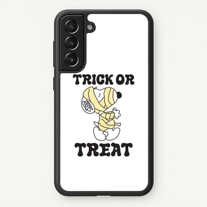 Trick Or Treat Cartoon Beagle Galaxy S21 Case