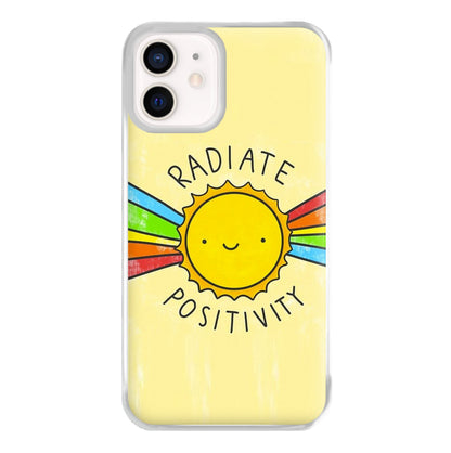 Radiate Positivity Sunshine - Positivity Phone Case