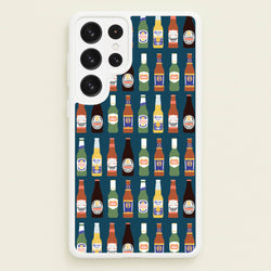 Geometric Brewery Pattern Galaxy S22 Ultra Case