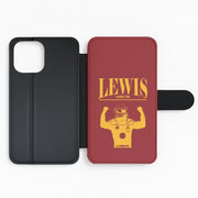 Lewis Red And Gold Flip / Wallet Phone Case 2