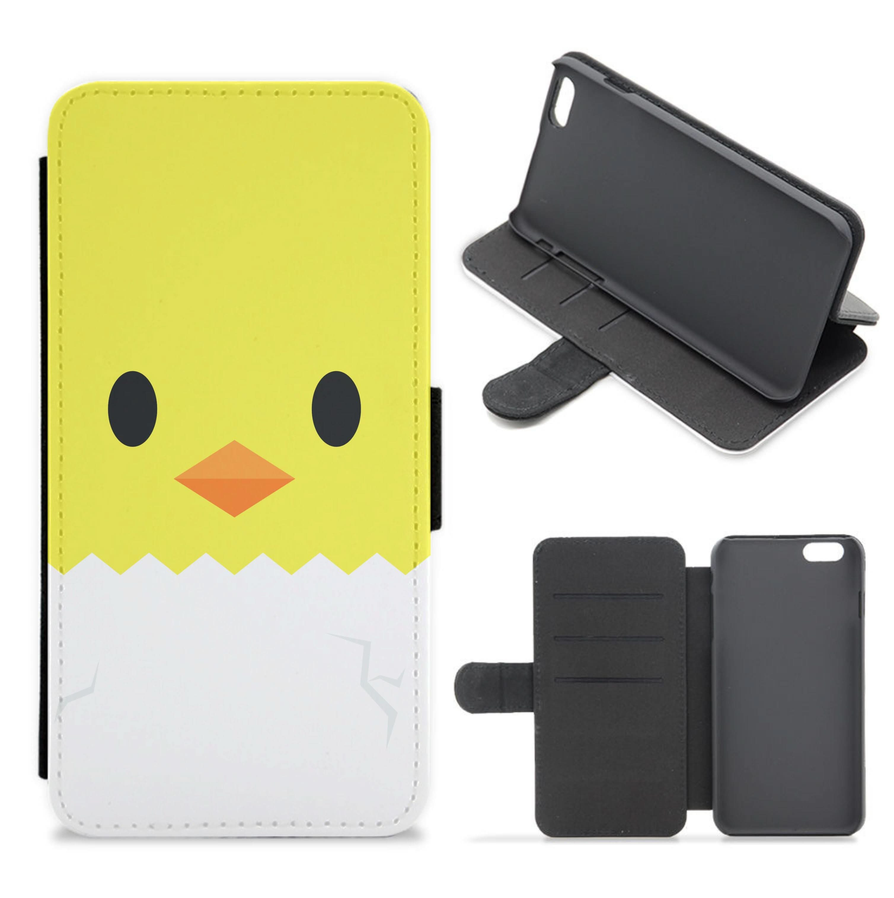 Yellow Chick Flip / Wallet Phone Case