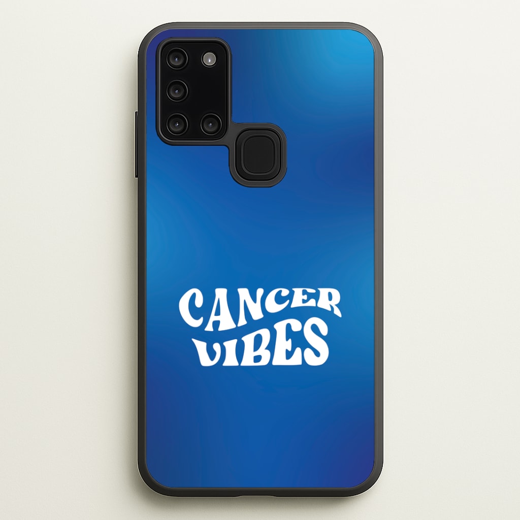 Cancer Vibes Gradient Zodiac Galaxy A21s Case