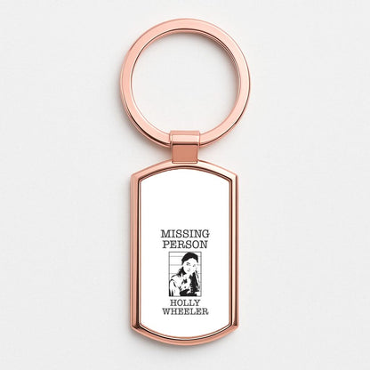 Missing Person Holly Rose Gold Keyring