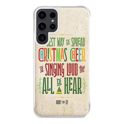 The Best Way To Spead Christmas Cheer - Elf Phone Case