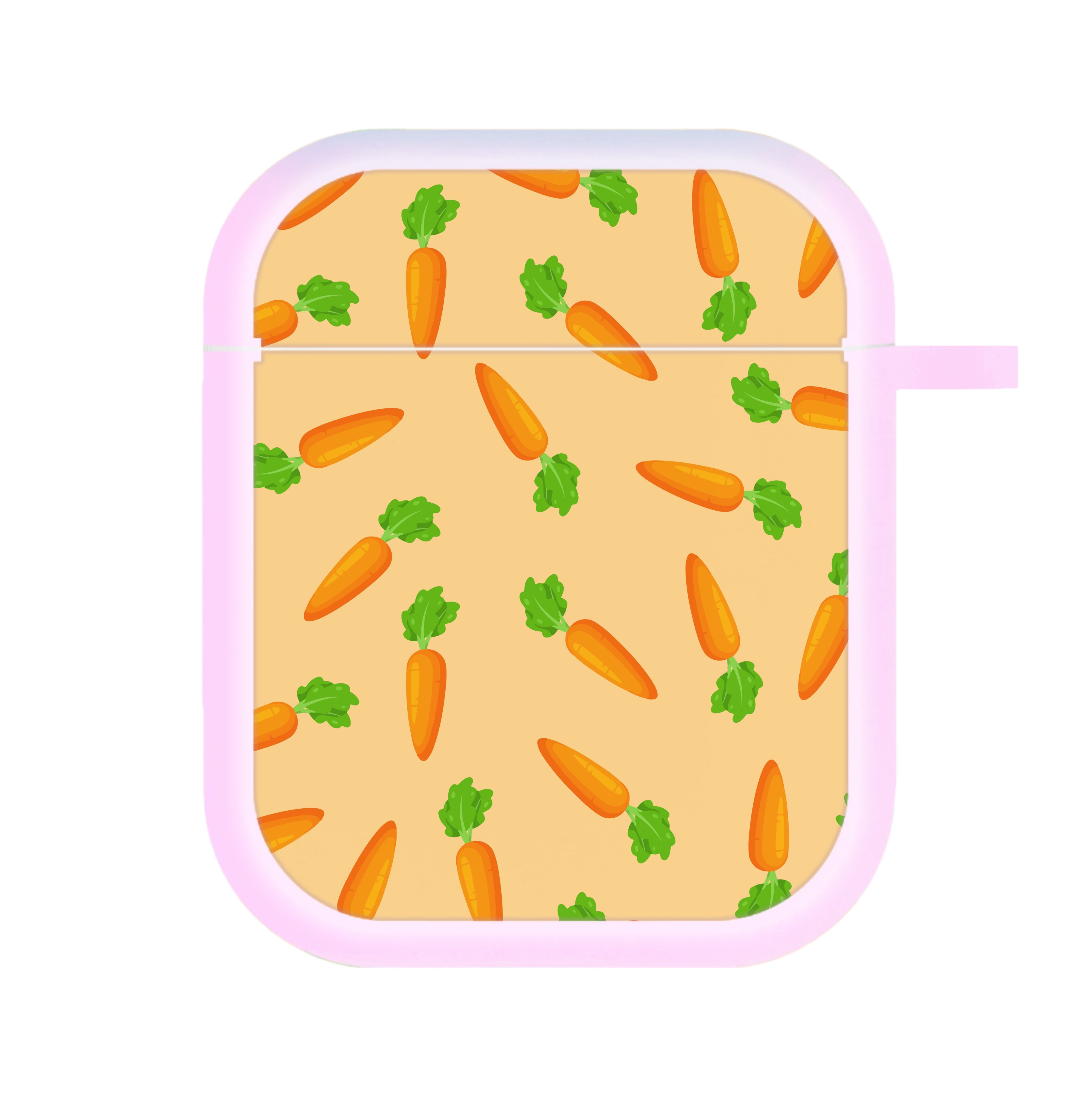 Carrot Pattern AirPods Case